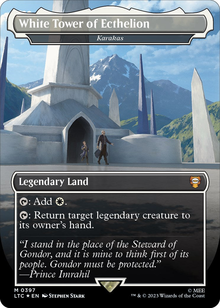 White Tower of Ecthelion - Karakas (Surge Foil Realms and Relics) [The Lord of the Rings: Tales of Middle-Earth Commander] | Jack's On Queen