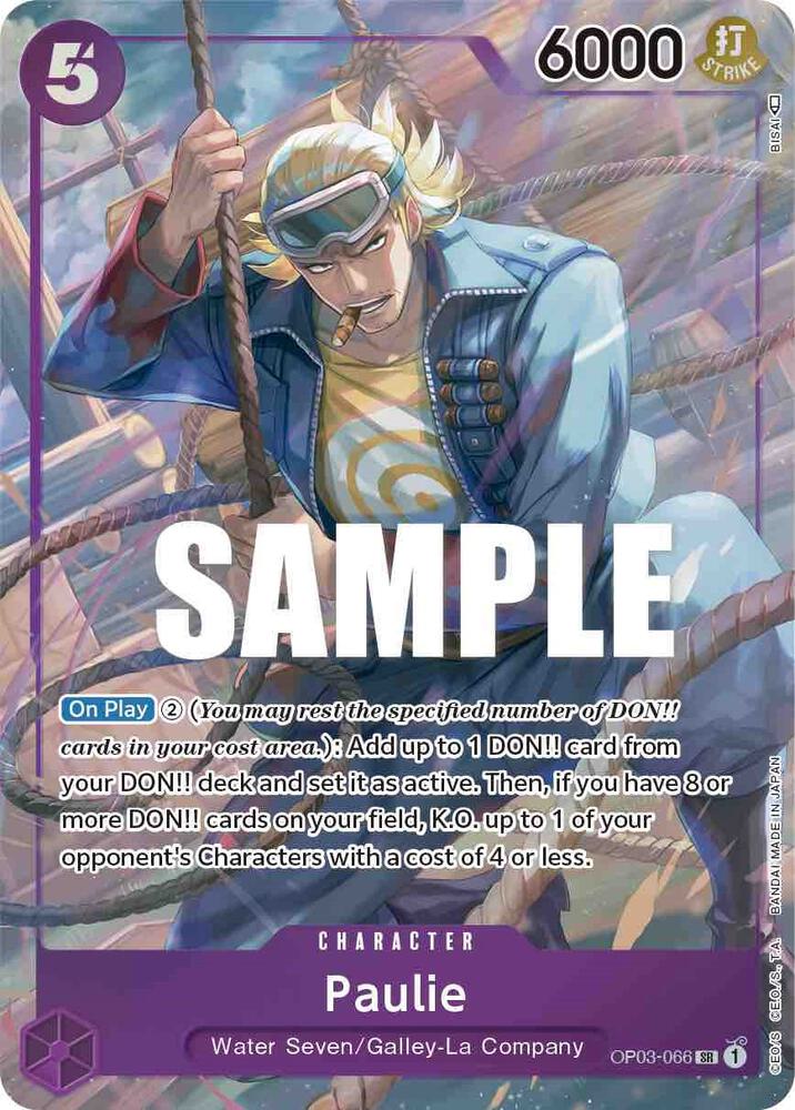 Paulie (Alternate Art) (OP03-066) [Pillars of Strength] | Jack's On Queen