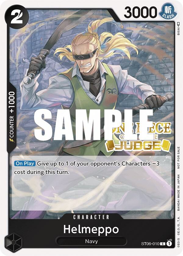 Helmeppo (Judge) (ST06-010) [One Piece Promotion Cards] | Jack's On Queen