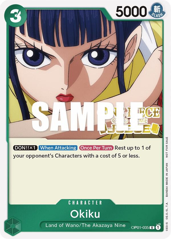 Okiku (Judge) (OP01-035) [One Piece Promotion Cards] | Jack's On Queen