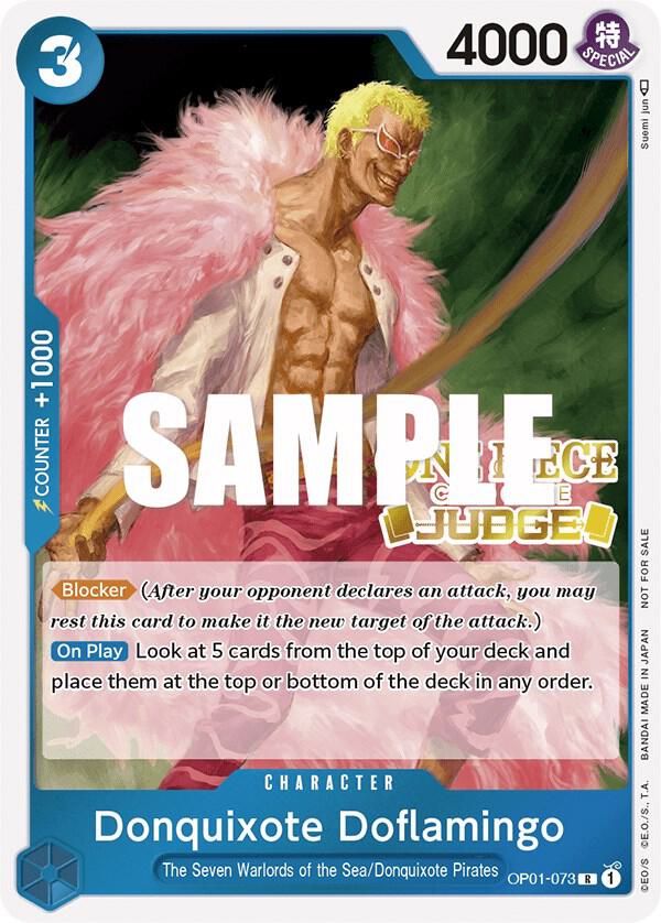 Donquixote Doflamingo (Judge) (OP01-073) [One Piece Promotion Cards] | Jack's On Queen