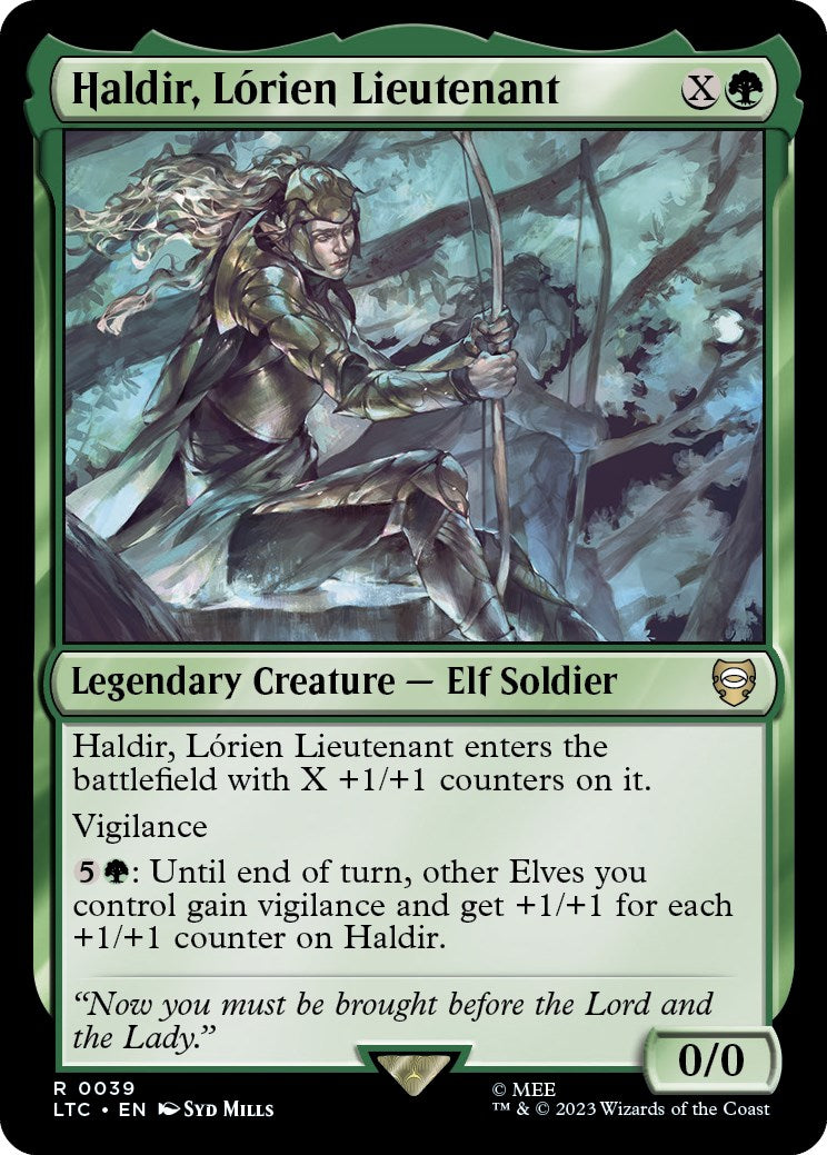 Haldir, Lorien Lieutenant [The Lord of the Rings: Tales of Middle-Earth Commander] | Jack's On Queen