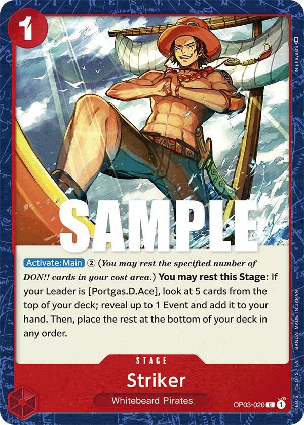 Striker (OP03-020) [Pillars of Strength] | Jack's On Queen