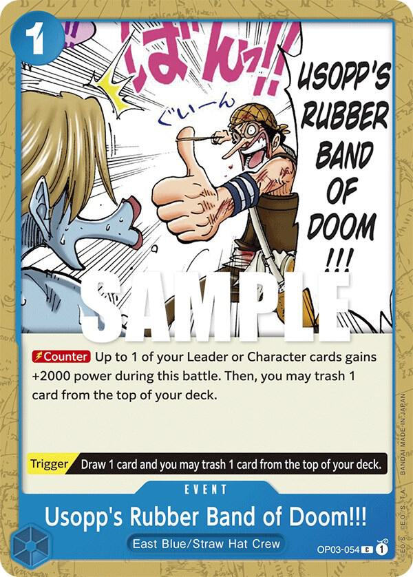 Usopp's Rubber Band of Doom!!! (OP03-054) [Pillars of Strength] | Jack's On Queen