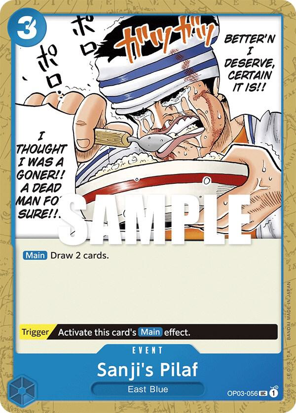 Sanji's Pilaf (OP03-056) [Pillars of Strength] | Jack's On Queen