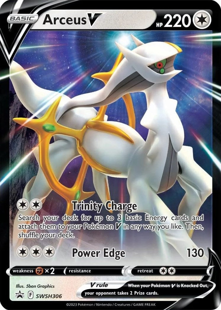 Arceus V (SWSH306) [Sword & Shield: Black Star Promos] | Jack's On Queen