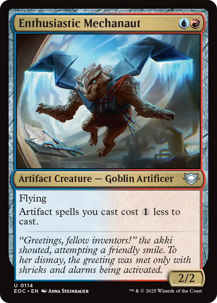 Enthusiastic Mechanaut [Edge of Eternities Commander] | Jack's On Queen