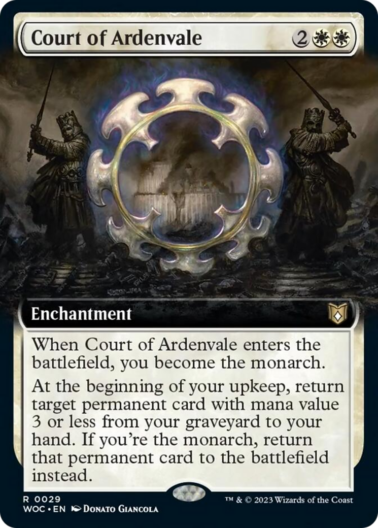 Court of Ardenvale (Extended Art) [Wilds of Eldraine Commander] | Jack's On Queen