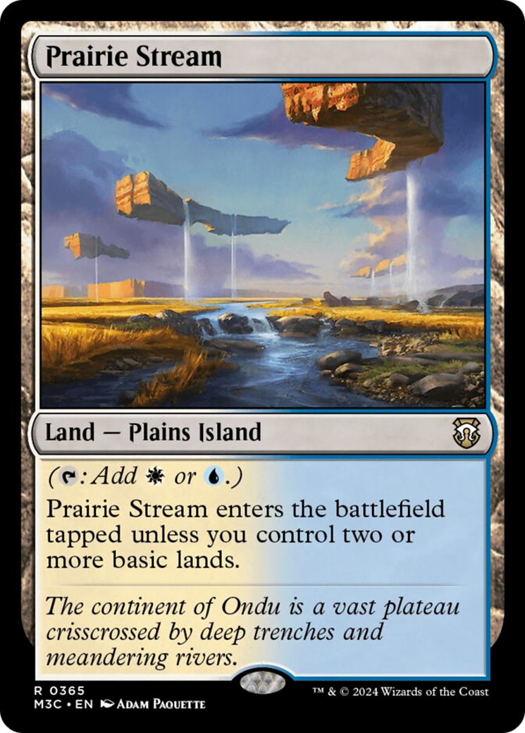 Prairie Stream (Ripple Foil) [Modern Horizons 3 Commander] | Jack's On Queen