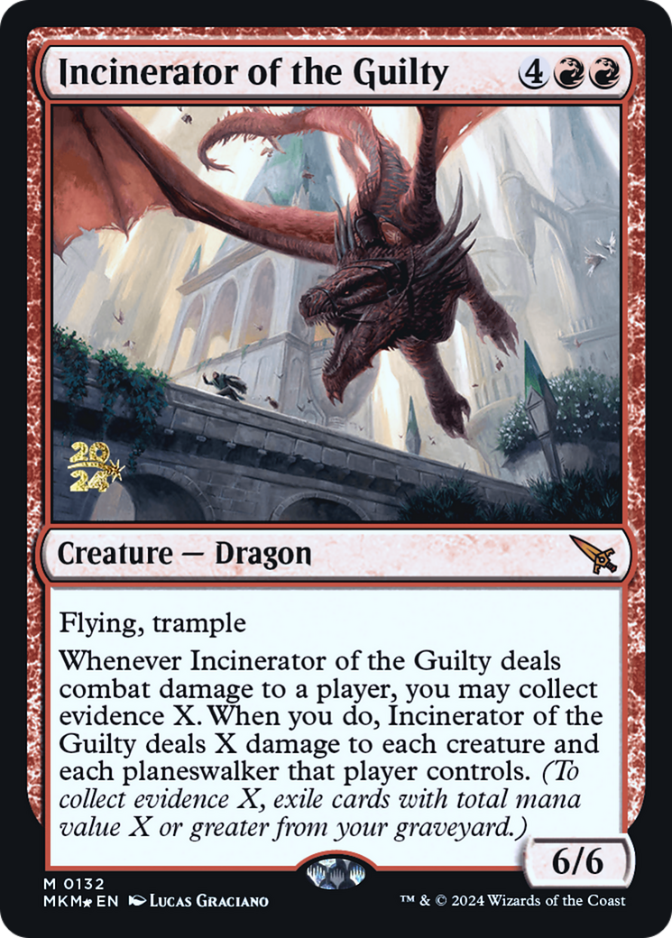 Incinerator of the Guilty [Murders at Karlov Manor Prerelease Promos] | Jack's On Queen
