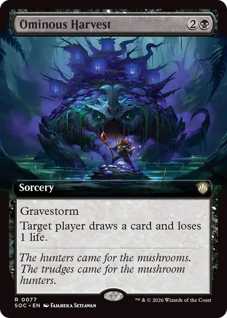Ominous Harvest (Extended Art) [Secrets of Strixhaven Commander] | Jack's On Queen