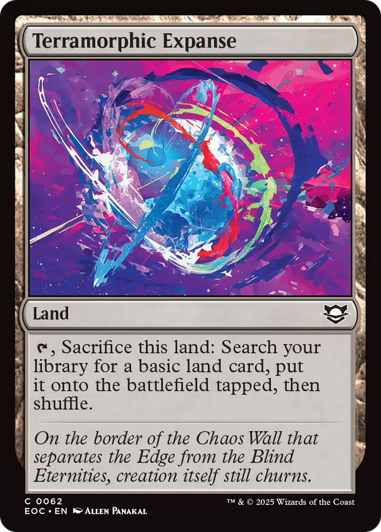 Terramorphic Expanse [Edge of Eternities Commander] | Jack's On Queen