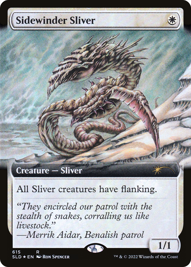 Sidewinder Sliver (Extended Art) [Secret Lair Drop Promos] | Jack's On Queen