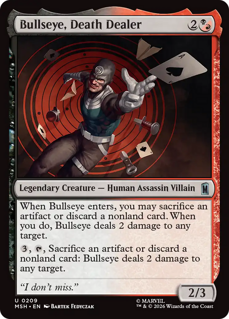 Bullseye, Death Dealer [Marvel Super Heroes] | Jack's On Queen