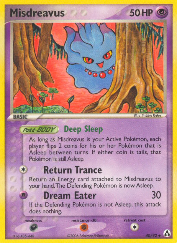 Misdreavus (40/92) [EX: Legend Maker] | Jack's On Queen