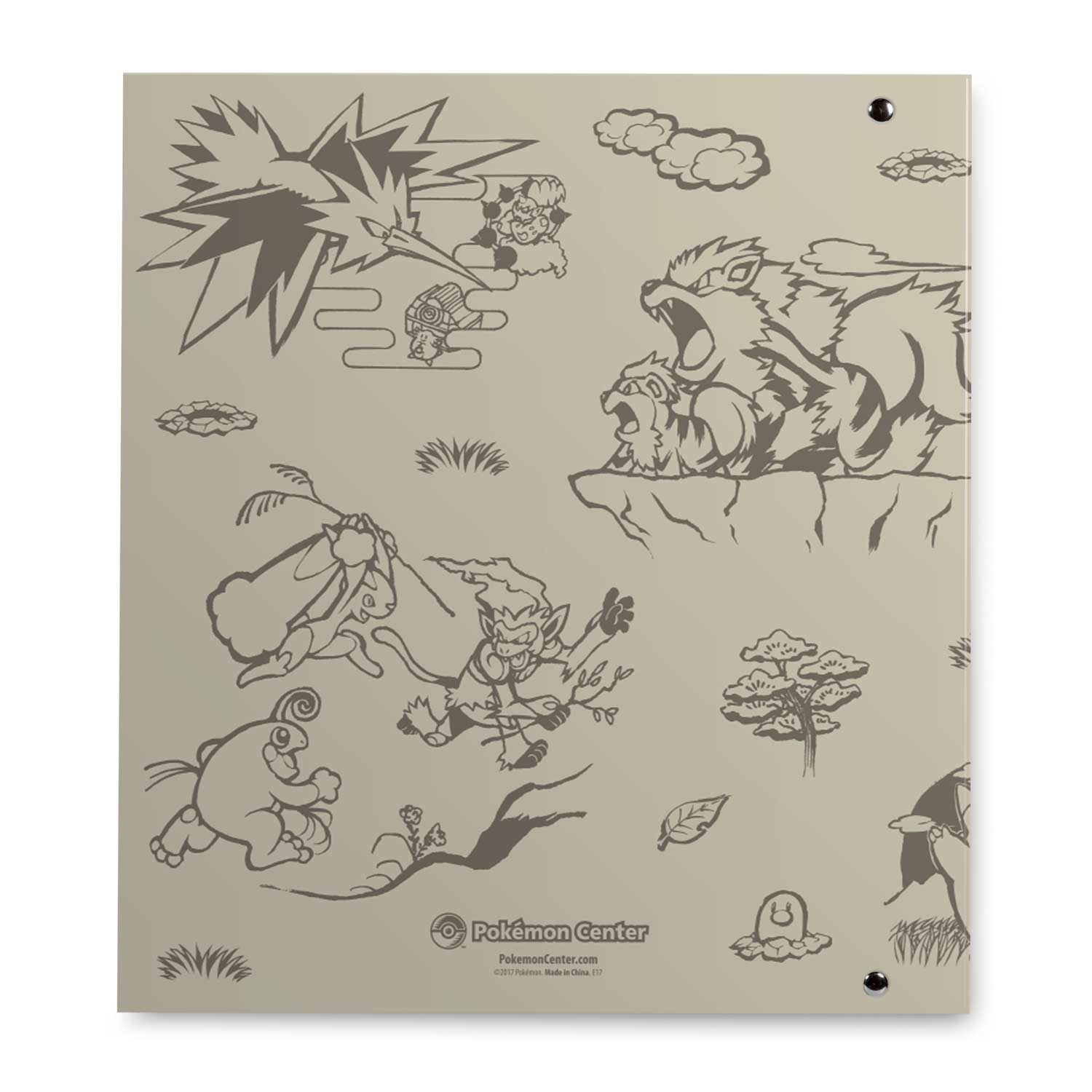 D-Ring Binder - Pikachu (Scroll Painting Style) | Jack's On Queen