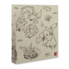 D-Ring Binder - Pikachu (Scroll Painting Style) | Jack's On Queen