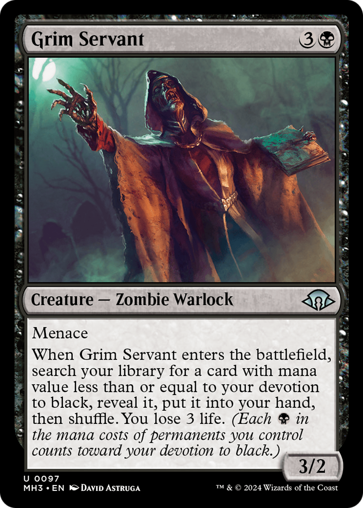 Grim Servant [Modern Horizons 3] | Jack's On Queen