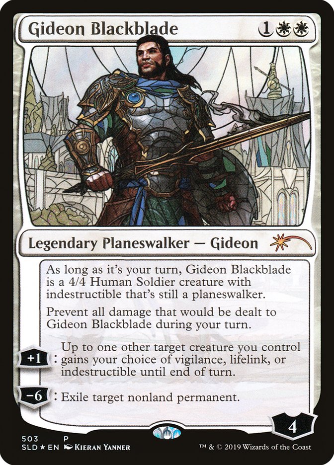 Gideon Blackblade (Stained Glass) [Secret Lair Drop Promos] | Jack's On Queen