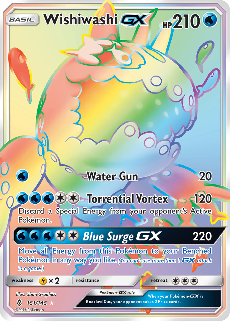 Wishiwashi GX (151/145) [Sun & Moon: Guardians Rising] | Jack's On Queen