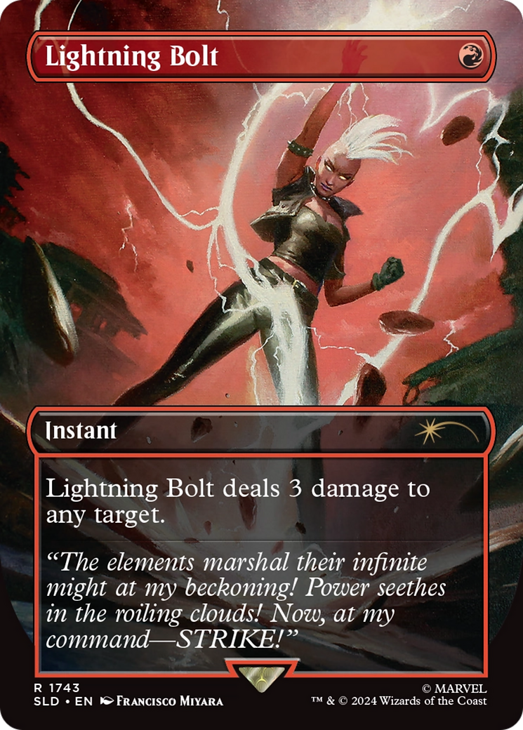 Lightning Bolt (1743) (Rainbow Foil) [Secret Lair Drop Series] | Jack's On Queen