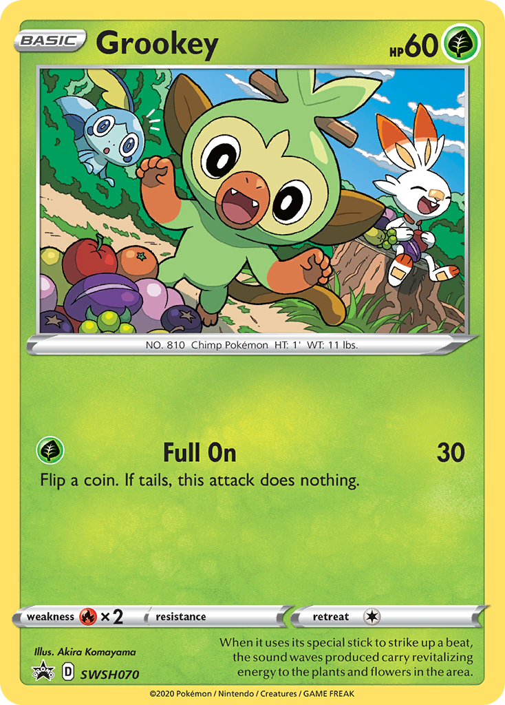 Grookey (SWSH070) [Sword & Shield: Black Star Promos] | Jack's On Queen