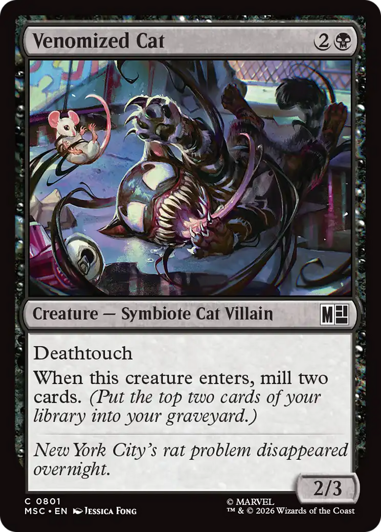 Venomized Cat [Marvel Super Heroes Commander] | Jack's On Queen