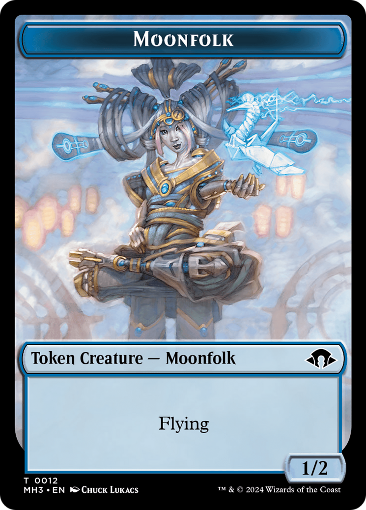 Moonfolk Token [Modern Horizons 3 Tokens] | Jack's On Queen