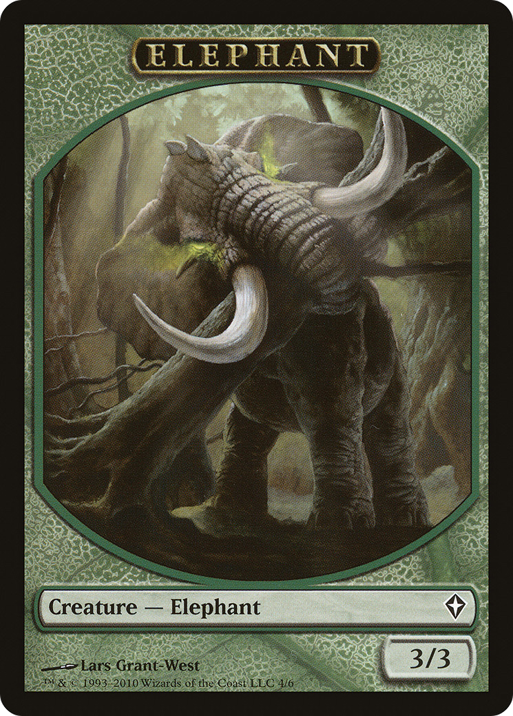 Angel // Elephant Double-Sided Token [Marvel Super Heroes Commander Tokens] | Jack's On Queen