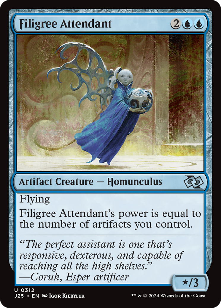 Filigree Attendant [Foundations Jumpstart] | Jack's On Queen