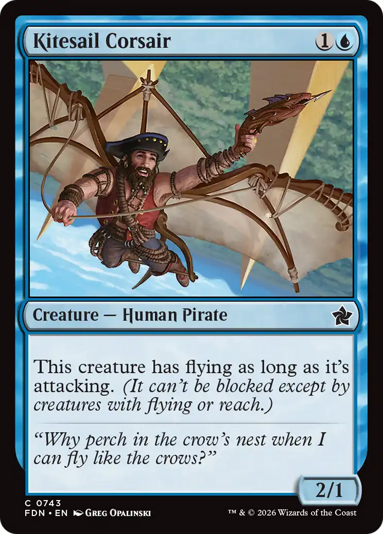 Kitesail Corsair (0743) [Foundations] | Jack's On Queen