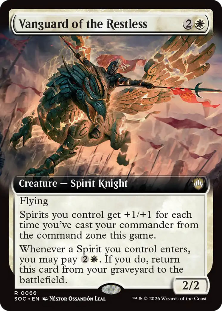 Vanguard of the Restless (Extended Art) [Secrets of Strixhaven Commander] | Jack's On Queen