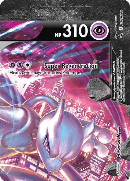 Mewtwo V-Union (SWSH160) [Sword & Shield: Black Star Promos] | Jack's On Queen