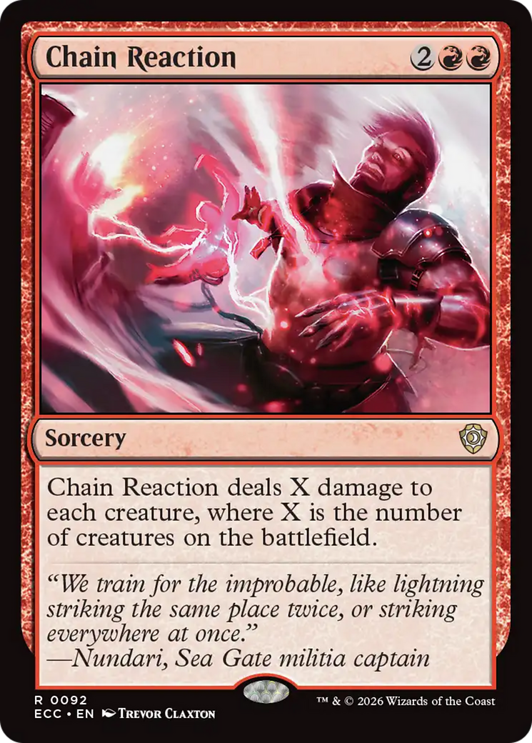 Chain Reaction [Lorwyn Eclipsed Commander] | Jack's On Queen