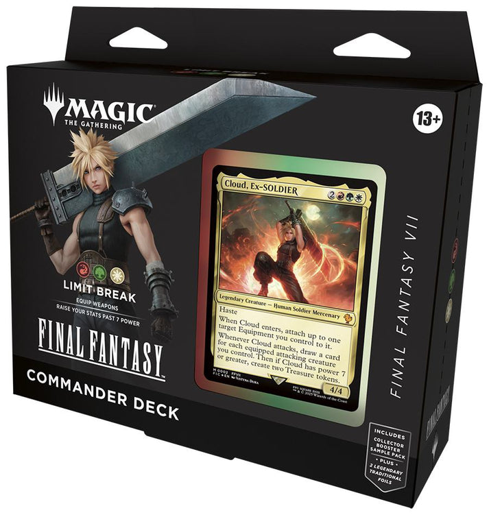 FINAL FANTASY: Commander - Commander Deck - VII Limit Break - Cloud, Ex-Soldier | Jack's On Queen
