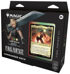 FINAL FANTASY: Commander - Commander Deck - VII Limit Break - Cloud, Ex-Soldier | Jack's On Queen