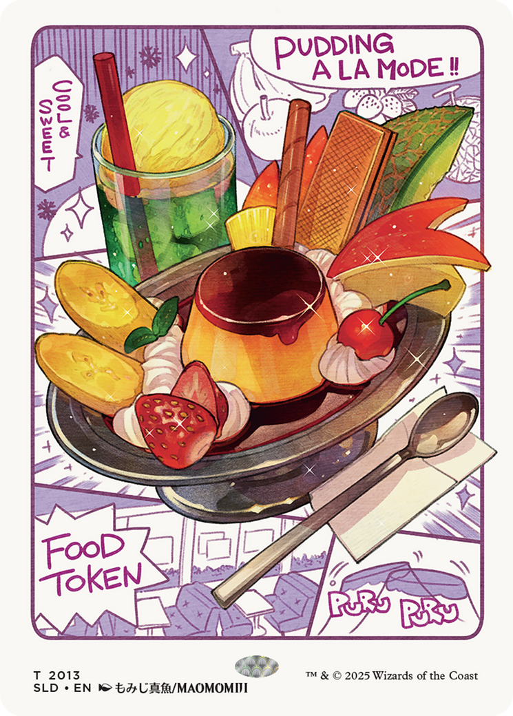 Food Token (2013) (Rainbow Foil) [Secret Lair Drop Series] | Jack's On Queen