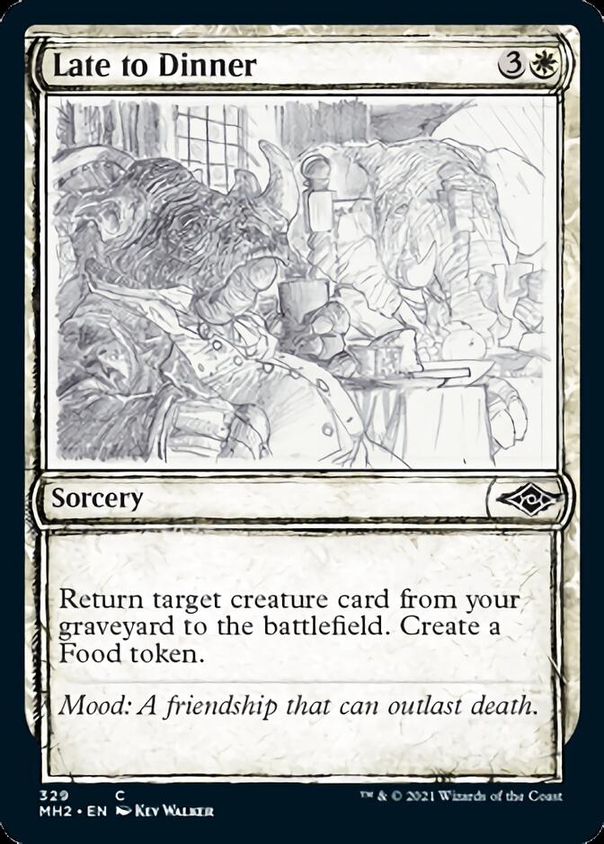 Late to Dinner (Sketch) [Modern Horizons 2] | Jack's On Queen