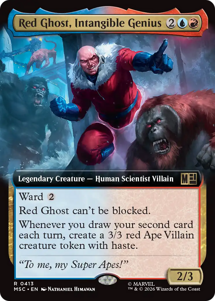 Red Ghost, Intangible Genius (Extended Art) [Marvel Super Heroes Commander] | Jack's On Queen