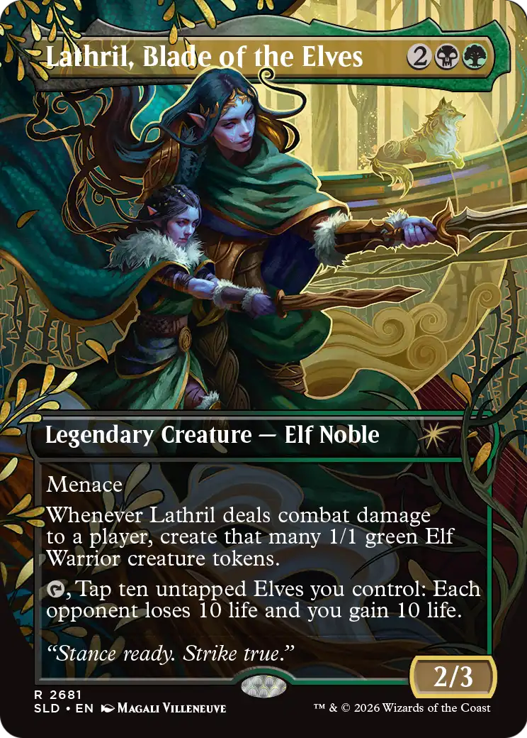 Lathril, Blade of the Elves [Secret Lair Drop Series] | Jack's On Queen