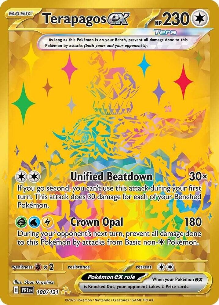 Terapagos ex (180/131) [Scarlet & Violet: Prismatic Evolutions] | Jack's On Queen