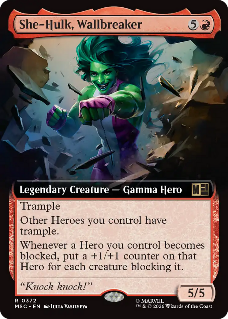 She-Hulk, Wallbreaker (Extended Art) [Marvel Super Heroes Commander] | Jack's On Queen