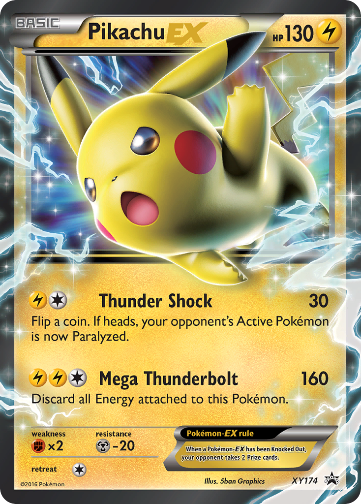 Pikachu EX (XY174) [XY: Black Star Promos] | Jack's On Queen