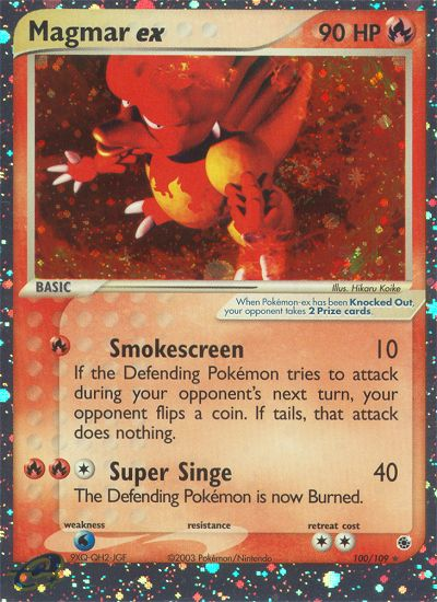 Magmar ex (100/109) [EX: Ruby & Sapphire] | Jack's On Queen