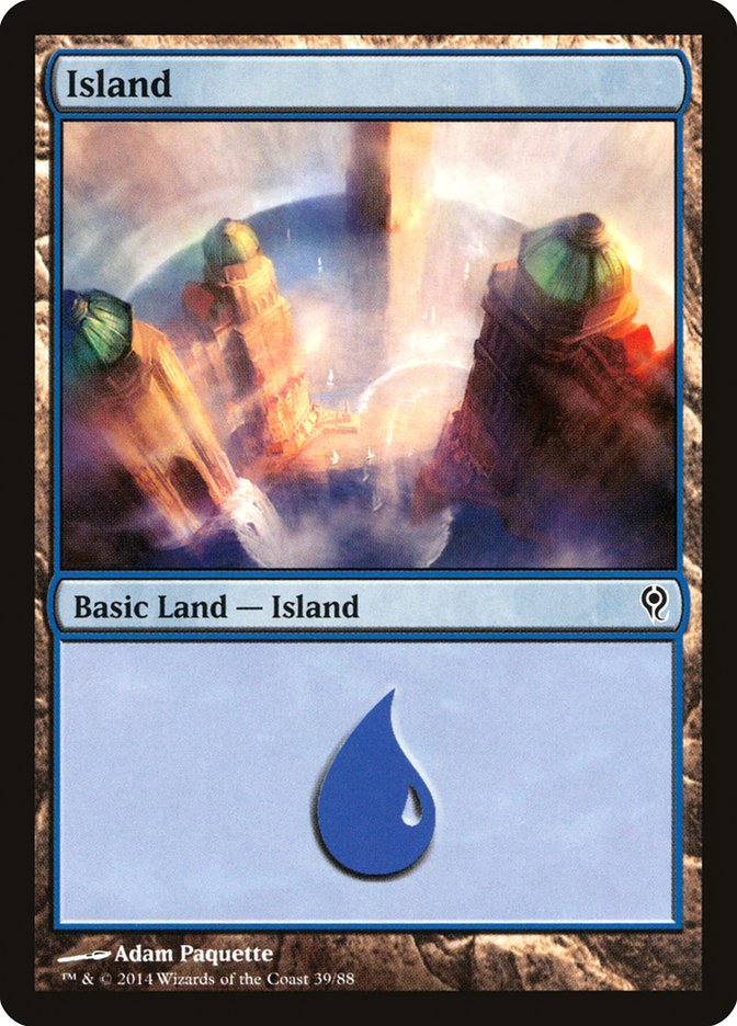 Island (39) [Duel Decks: Jace vs. Vraska] | Jack's On Queen