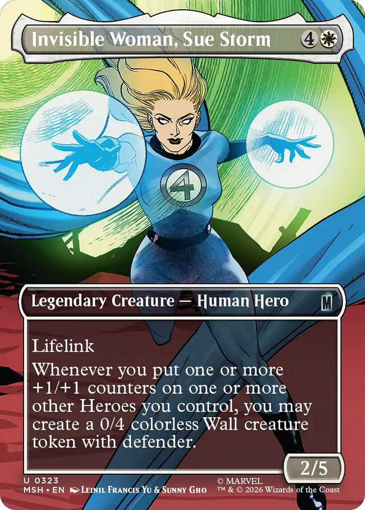 Invisible Woman, Sue Storm (Borderless) [Marvel Super Heroes] | Jack's On Queen