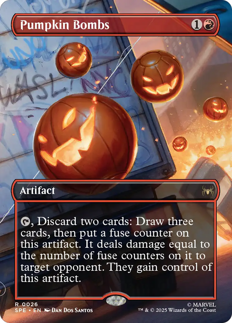 Pumpkin Bombs (Borderless) [Marvel's Spider-Man: Eternal-Legal] | Jack's On Queen