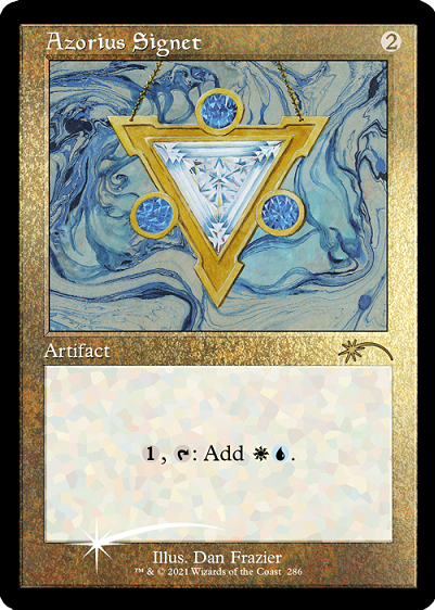 Azorius Signet (Retro) (Foil Etched) [Secret Lair Drop Series] | Jack's On Queen