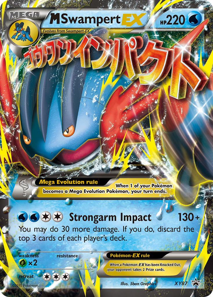 M Swampert EX (XY87) [XY: Black Star Promos] | Jack's On Queen