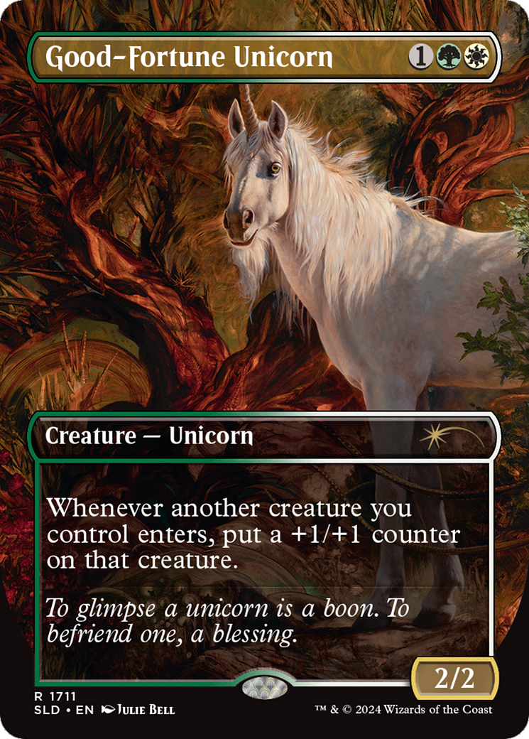 Good-Fortune Unicorn (Rainbow Foil) [Secret Lair Drop Series] | Jack's On Queen